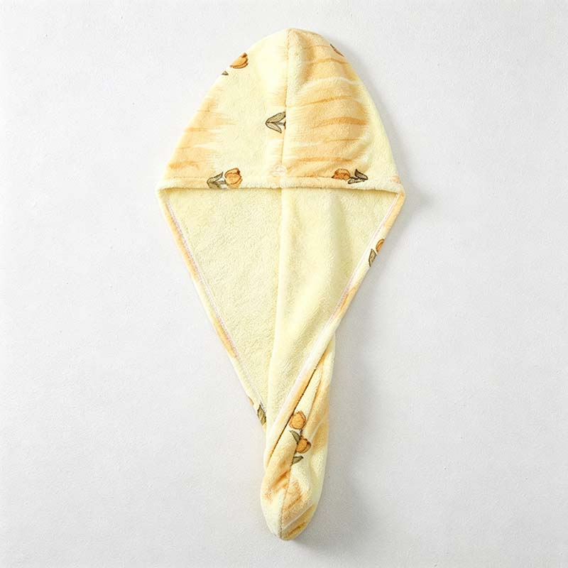 CouldNook Coral Fleece Hair Towel Wrap - Assorted Decorative Styles