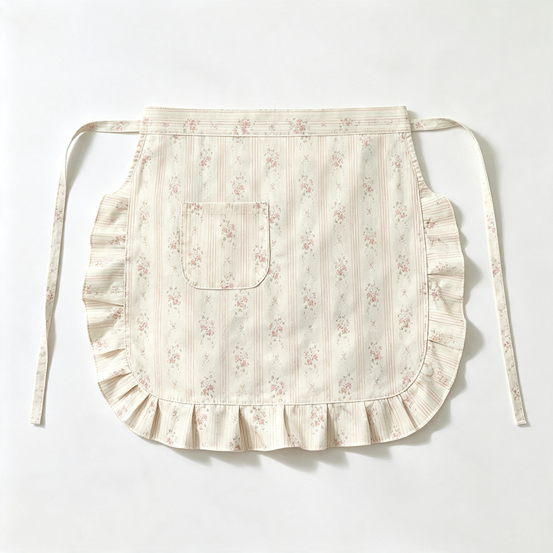CouldNook Pastel Floral Apron - Tiered Pocket Waist Layer
