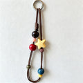CloudNook Phone Wrist Strap-Retro Star Beaded Double-Strand Design