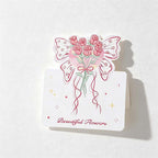 CouldNook Floral Greeting Card - Romantic Motifs In Soft Illustrated Colors