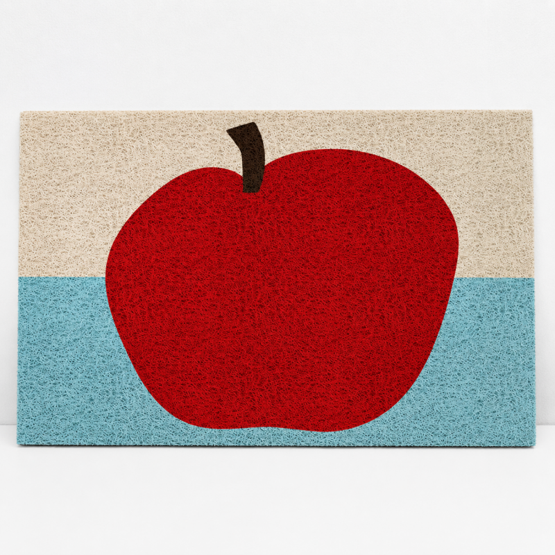CouldNook Fruit Print Entrance Mat - Apple and Pear Designs