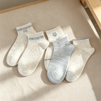 CouldNook Bow Bear Crew Socks 5PCS Set - Sweet Drawer Accent