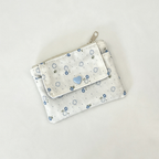 CouldNook Floral Mini Zip Organizer Bag - Practical Room Accent