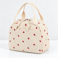 CouldNook Strawberry Lunch Bag - Curved Top and Front Pocket
