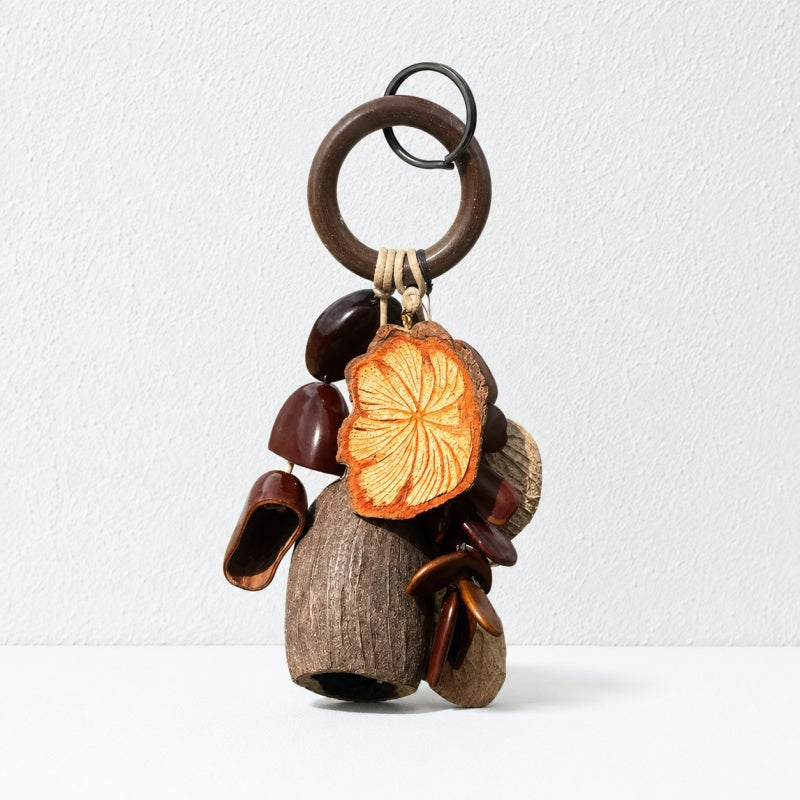 CouldNook Flower Seed Shell Bag Charm - Loop Clasp Attachment