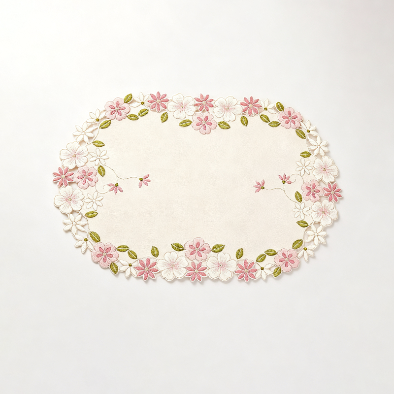 CouldNook Floral Lace Drink Coaster - Warm Table Accent