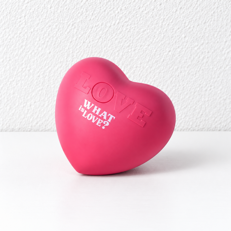 CouldNook Heart Fragrance Ornament - Sculpted Case and Raised Lettering Detail