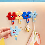 CouldNook Puzzle Adhesive Hook Set - Character Faces and Rounded Tips