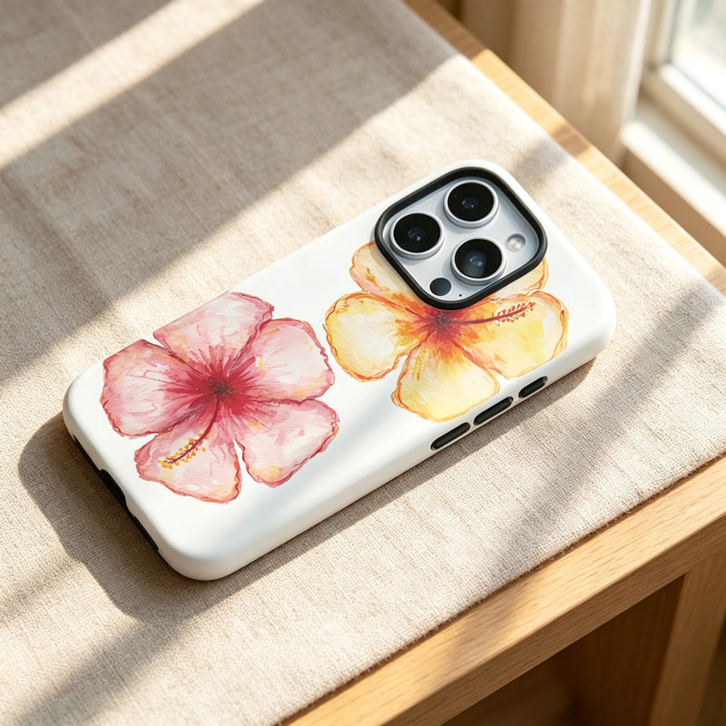 CouldNook Floral Phone Case - Watercolor Flower Pattern Cover