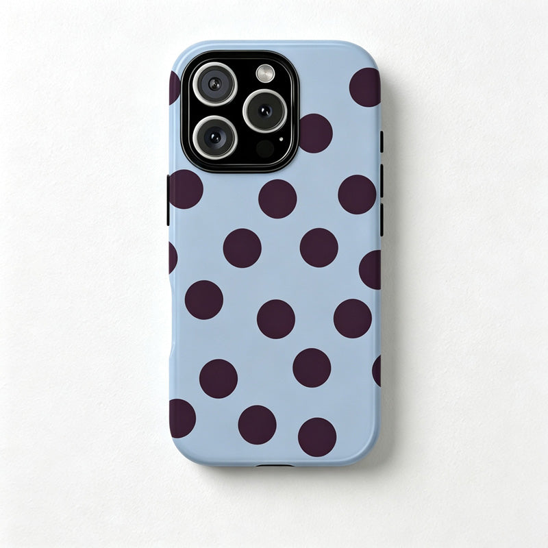 CouldNook iPhone 17 Series 2-in-1 Colorful Polka Dot Phone Case - Playful Pattern Cover