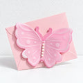 CouldNook Butterfly Pop Up Greeting Card - Layered Pearl Accent