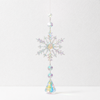 CouldNook Snowflake Crystal Suncatcher Ornament - Four Hanging Designs