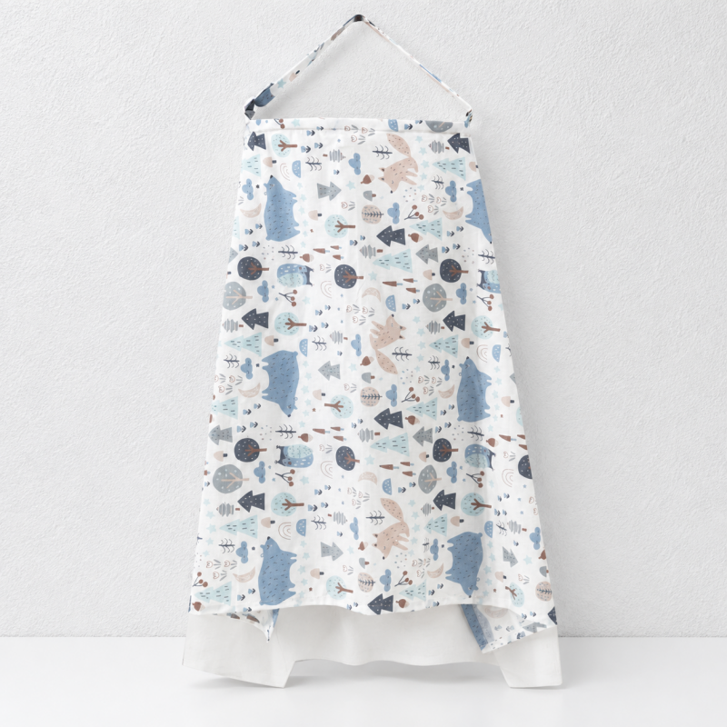 CouldNook Mesh-Panel Nursing Cover - Fourteen Printed Designs Collection