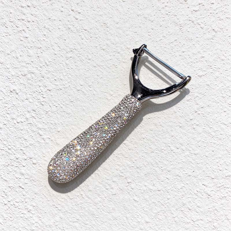 CouldNook Rhinestone Vegetable Peeler - Sparkling Handle and Two Blade Layouts