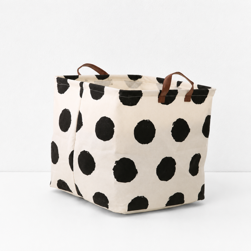 CouldNook Foldable Storage Bin - Graphic Handle Pattern Options