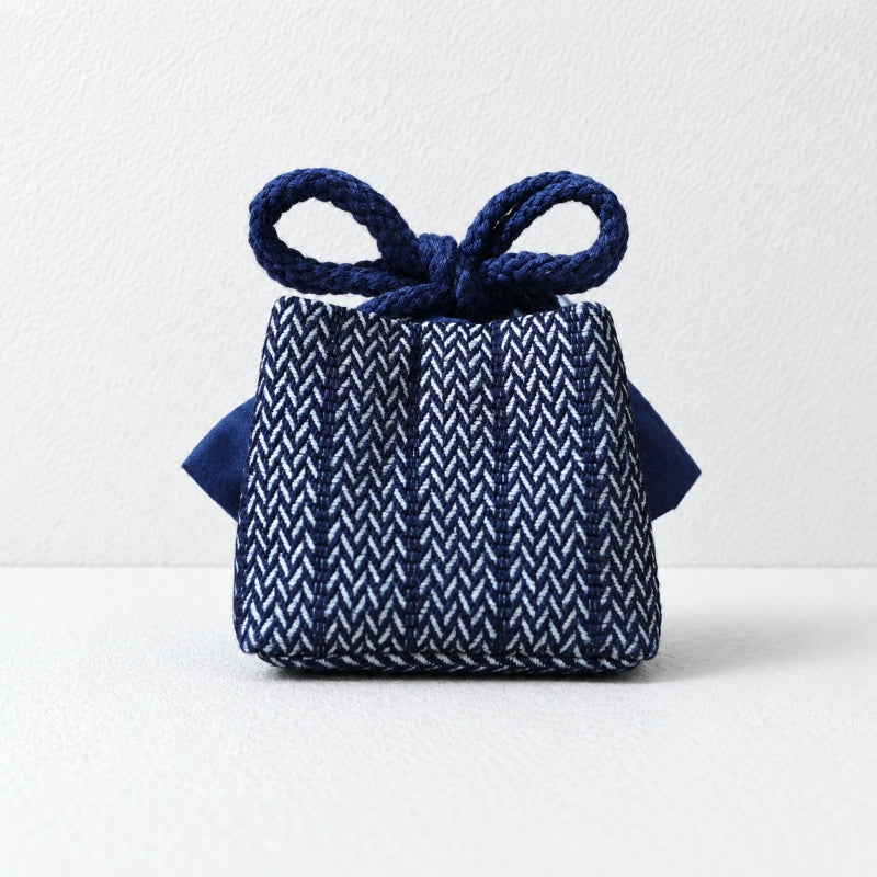 CouldNook Tea Ware Storage Pouch - Blue Drawstring Closure