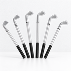 CouldNook Golf Club Ballpoint Pen - Silver Look and Black Cap