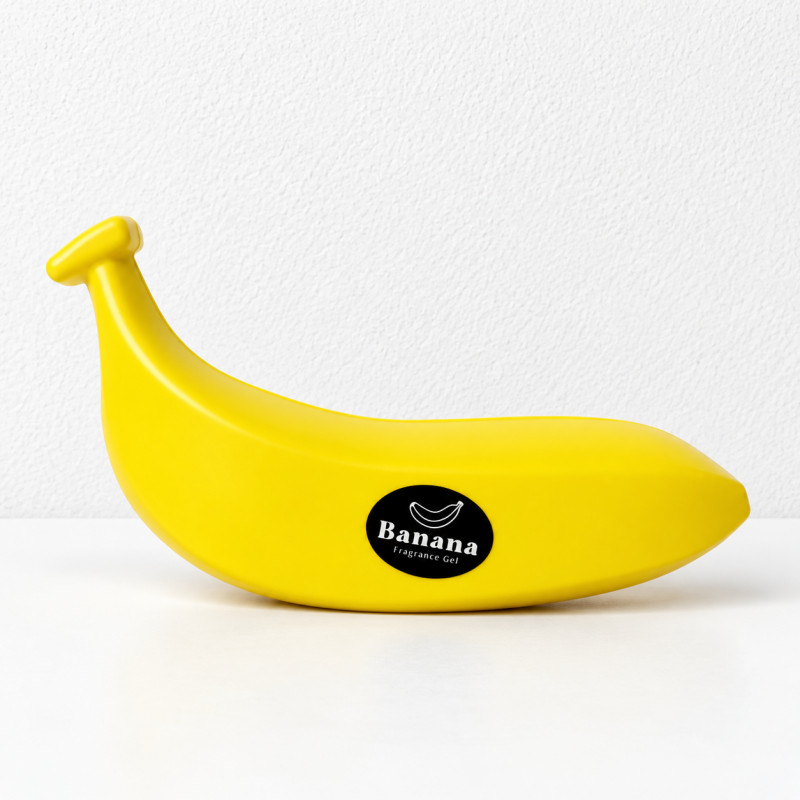 CouldNook Banana Gel Air Freshener - Curved Yellow Body