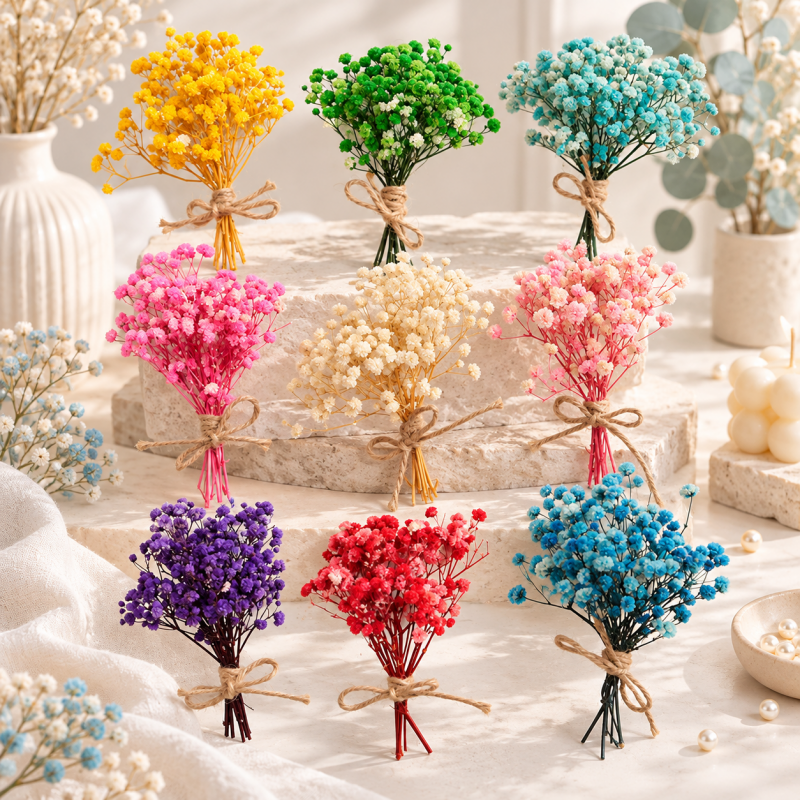 CouldNook Dried Flower Gift Bouquet - Mixed Botanical Styles