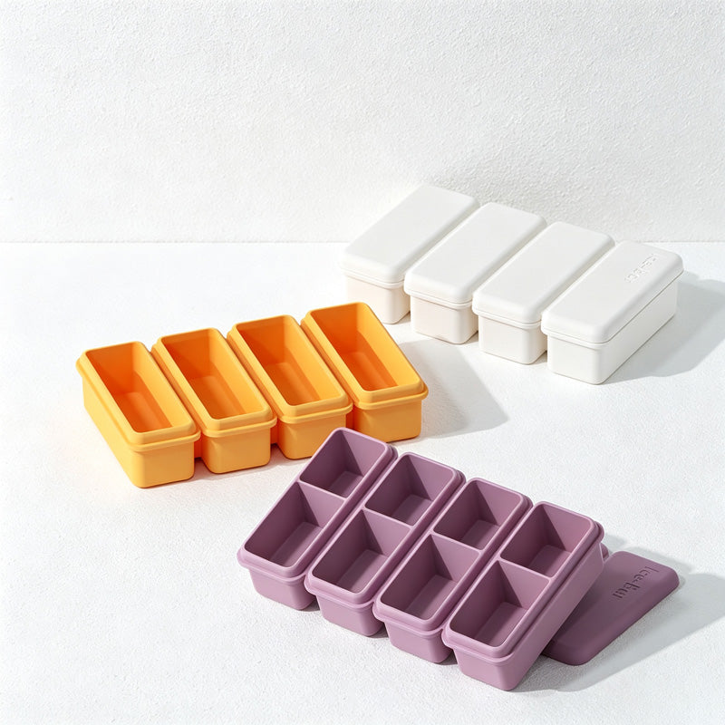 CouldNook Silicone Ice Cube Tray - Long Cube Compartments