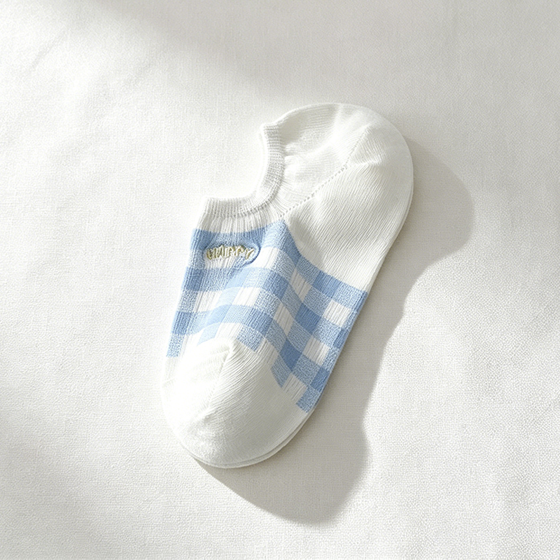 CouldNook Cartoon Duck Pattern Ankle Socks - Light Vanity Accent