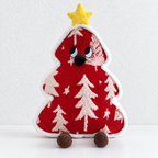 CouldNook Christmas Tree Cushion - Raised Patterns And Three Color Choices