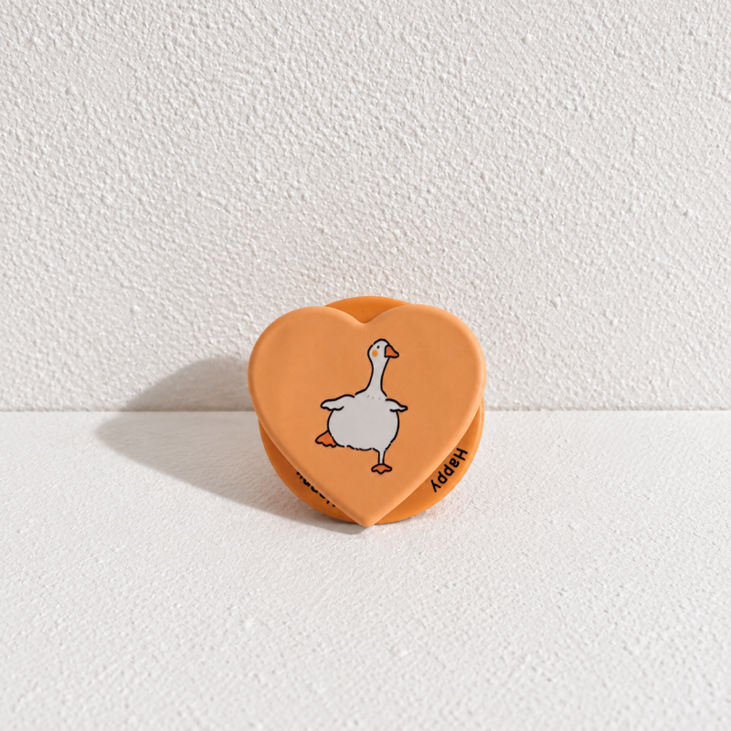 CouldNook Heart Magnetic Phone Stand - Printed Acrylic Face and Pop-Out Support