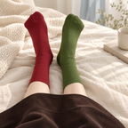 CouldNook Slouch Crew Socks - Muted Solid Colors