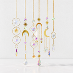 CouldNook Assorted Crystal Suncatcher - Varied Hanging Prism Designs