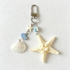 CouldNook Shell and Starfish Phone Charm - Loop Cord Attachment