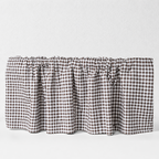 CouldNook Gingham Cafe Curtain - Three Check Color Choices