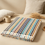 CouldNook Dotted Stripe Bath Towel - Textured Everyday Wrap