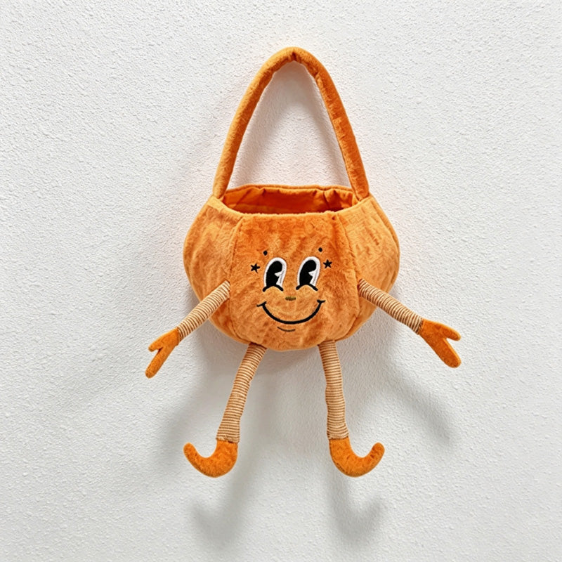 CloudNook Plush Halloween Candy Bag‑Kids Trick Or Treat Pouch