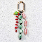 CouldNook Beaded Bag Charm - Colorful Fish Details and Oval Clip
