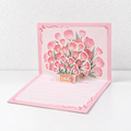 CouldNook Bouquet Greeting Card - Raised Floral Illustrations and Lined Message Panel