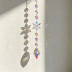 CouldNook Snowflake Suncatcher - Beaded Strand And Shaped Pendant Options