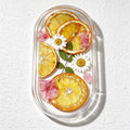 CouldNook Citrus Jewelry Tray - Clear Resin and Embedded Orange Slices