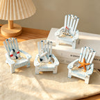 CouldNook Miniature Beach Chair Ornament - Desktop Ornament