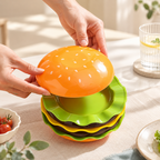 CouldNook Hamburger Dish Set - Stackable Serving Layers