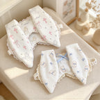 CouldNook Rabbit-Ear Sleep Mask - Delicate Printed Fabric and Long Ears