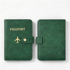 CouldNook Passport Holder - Snap Strap and Multiple Interior Card Pockets