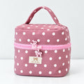 CouldNook Polka Dot Makeup Case - Bow Zipper Pulls
