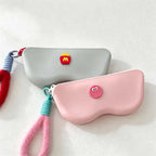 CouldNook Silicone Eyeglass Case - Zip Opening and Textured Wrist Loop