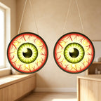 CouldNook LED Eyeball Hanging Ornament - Round Halloween Light Pair