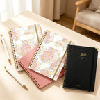 CouldNook Weekly Planner - Spiral Binding and Tabbed Monthly Calendar Pages