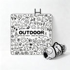 CouldNook Doodle Picnic Mat - Roll-Up Handled Bundle Collection