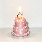 CouldNook Cake Ring Candle Holder - Miniature Tiers And Adjustable Band