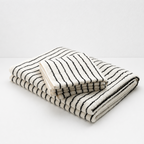 CouldNook Cotton Striped Towel - Coordinated Face and Bath Sizes