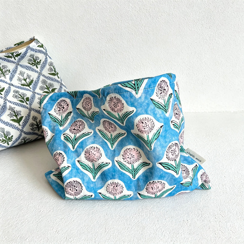 CouldNook Floral Cosmetic Bag - Six Zippered Travel Designs