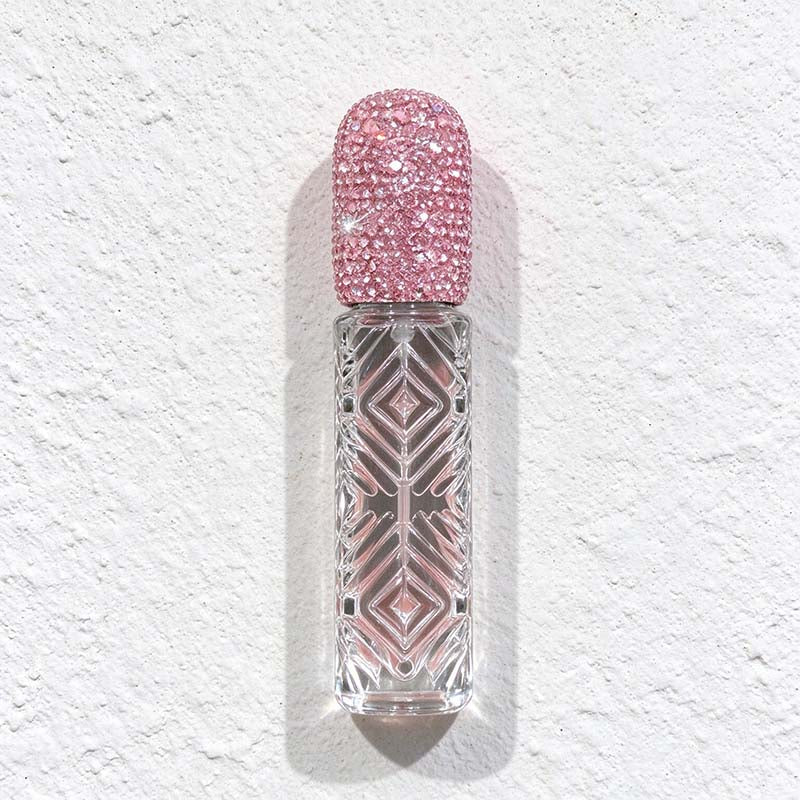 CouldNook Glass Perfume Spray Bottle - Geometric Body And Decorative Cap